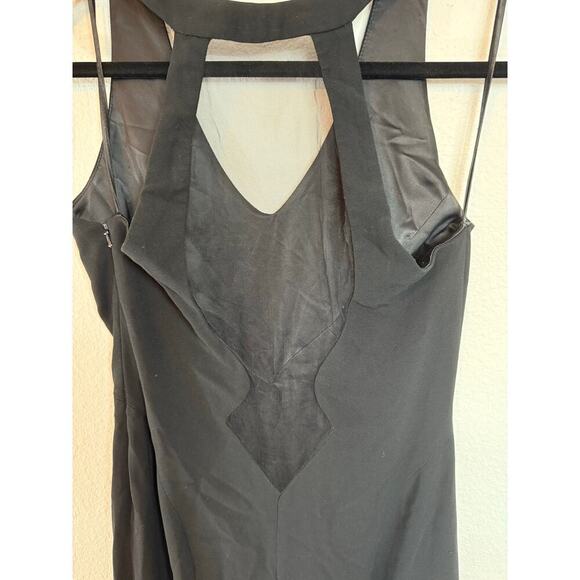 Theia Evening Gown Maxi black sleeveless size 8 - Picture 4 of 5